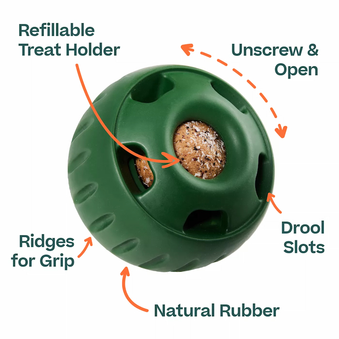 WOOF Pupsicle Treat Dispensing Dog Toy