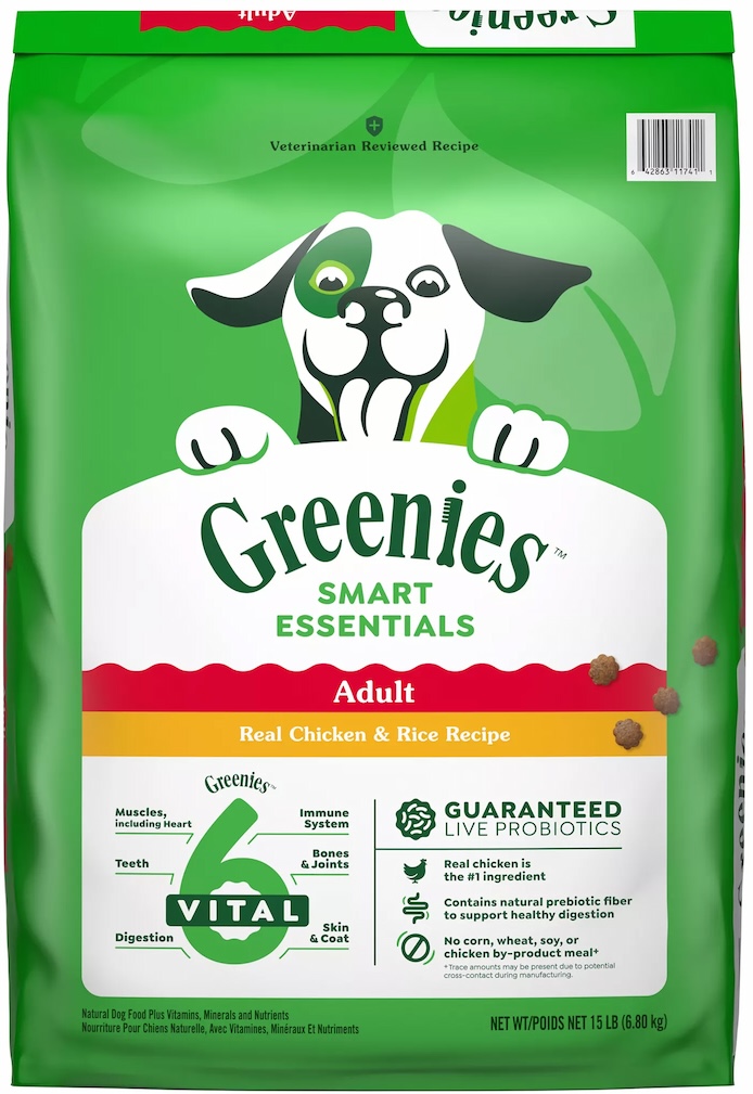 Greenies Smart Essentials Adult High Protein Chicken & Rice Dry Dog Food