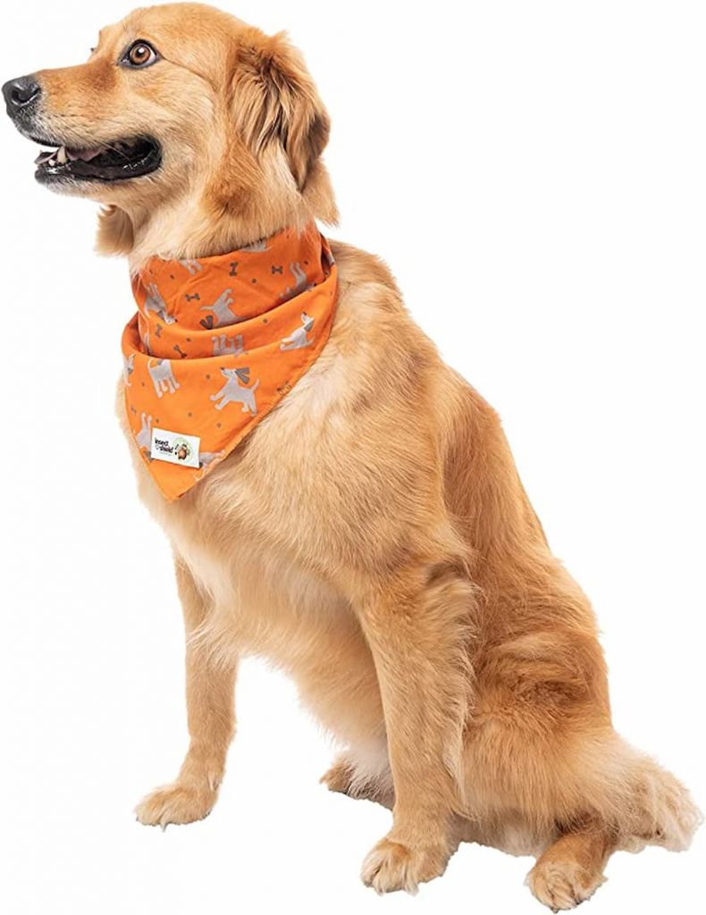 Insect Shield Repellant Bandana is a pet friendly bug spray alternative